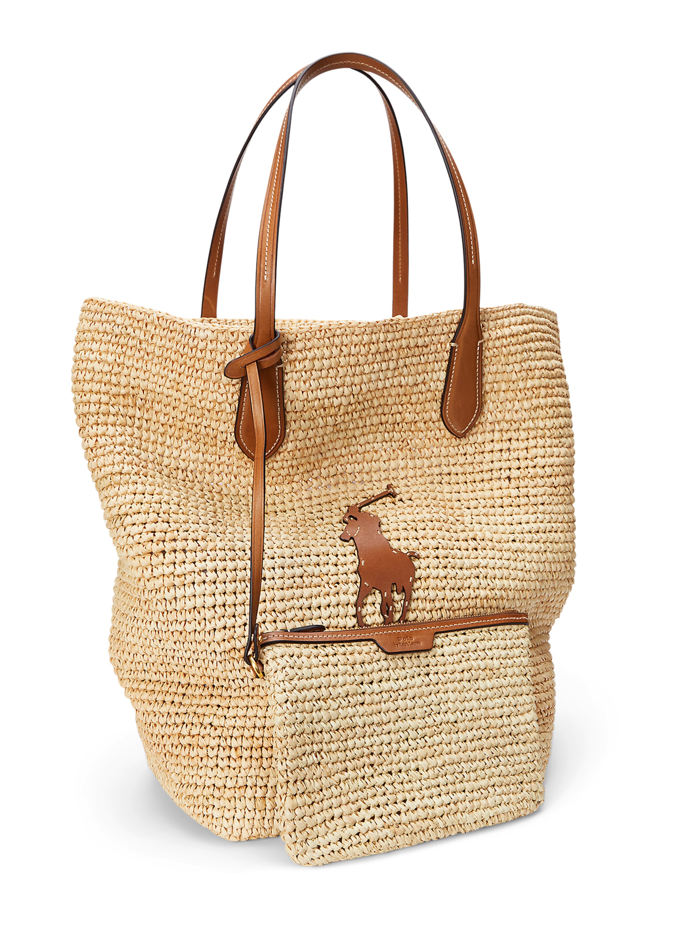 Cabas Polo Ralph Lauren en beige