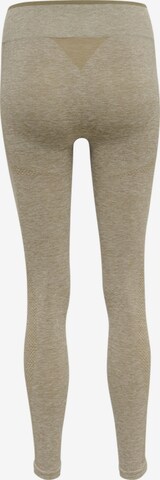 Hummel - Skinny Pantalón deportivo en beige
