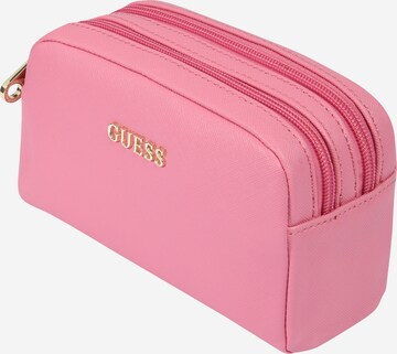 GUESS Kulturtasche 'Vanille' in Pink: predná strana