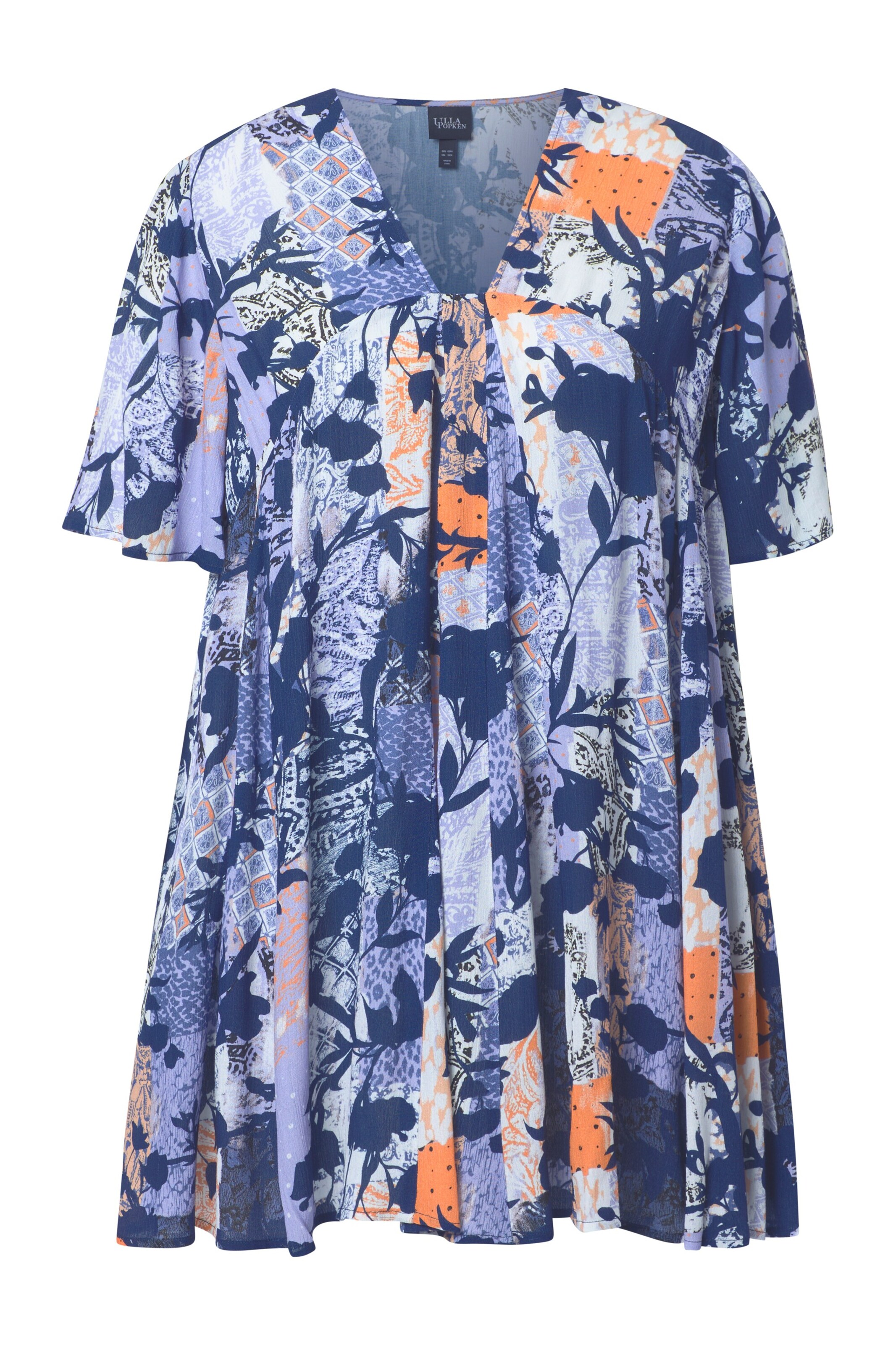 Ulla Popken Tunika in Blau: Vorderseite