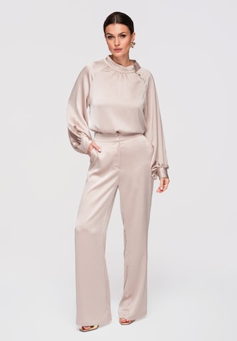 Ombre Blouse in Beige