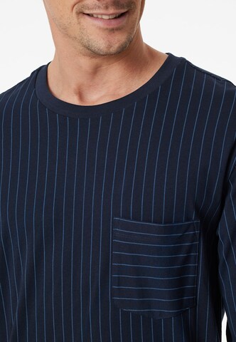 Pigiama lungo 'Comfort Essentials' di SCHIESSER in blu