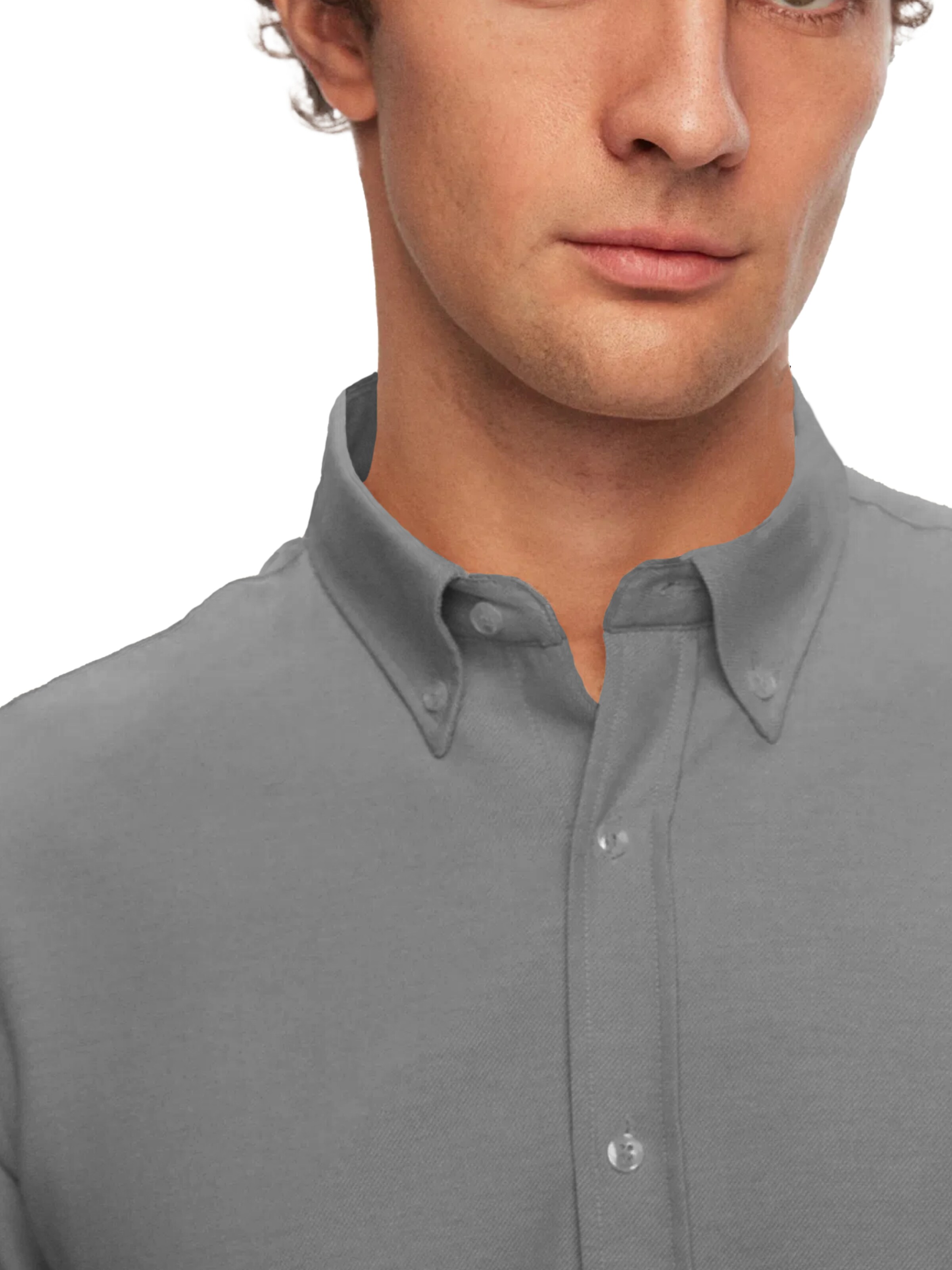 D’S Damat Regular fit Button Up Shirt in Grey