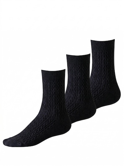 Millo Socks 'Cosy Twist' in Black, Item view