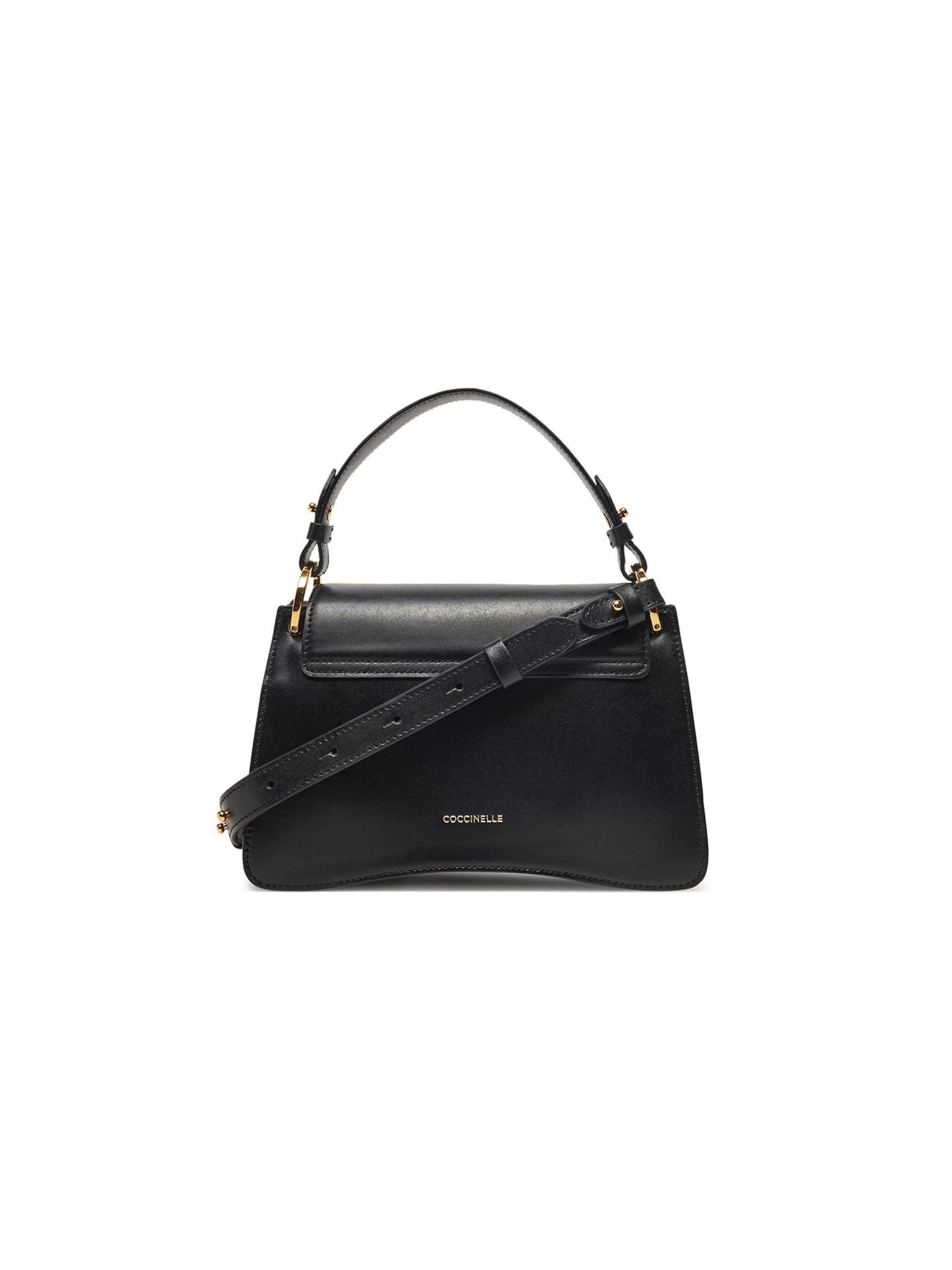 Coccinelle Handtasche 'Coccinelle C-Me Calf Handbag Calf Smooth Leather'‌‌‌‌‌‌‌ in Schwarz
