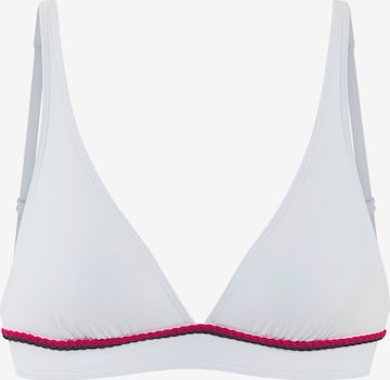 s.Oliver Triangel Bikinitop in Weiß: Vorderseite