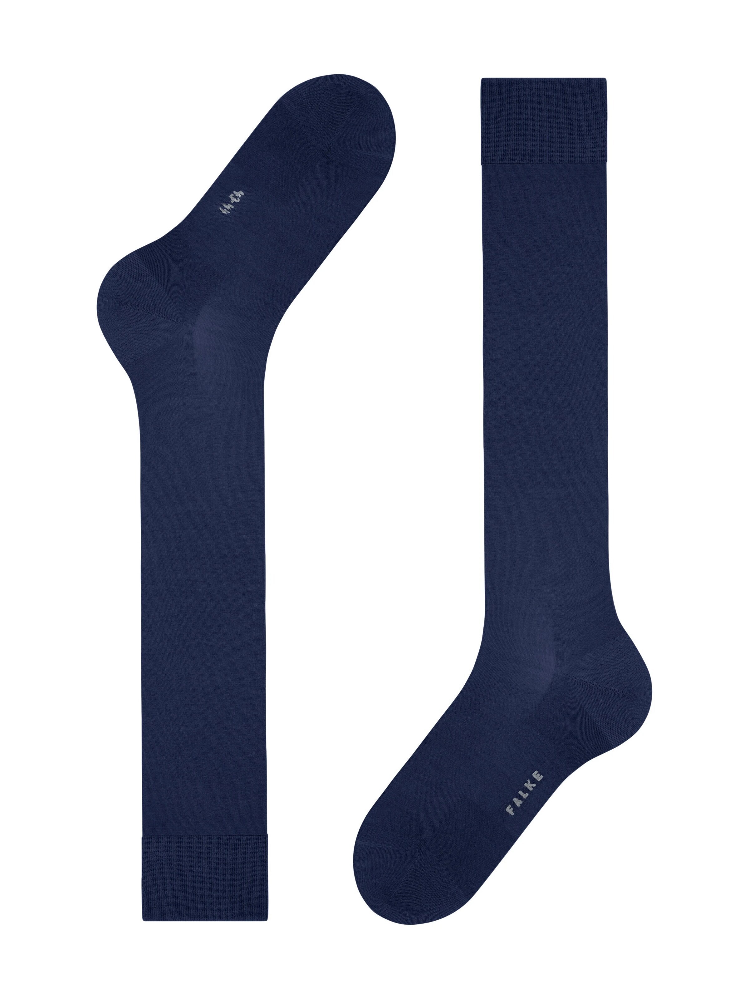 FALKE Knee High Socks 'ClimaWool' in Blue