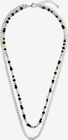 Six Necklace in Silver: front