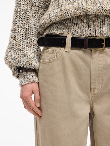 ROUGE EDIT Wide Leg Jeans in Grau