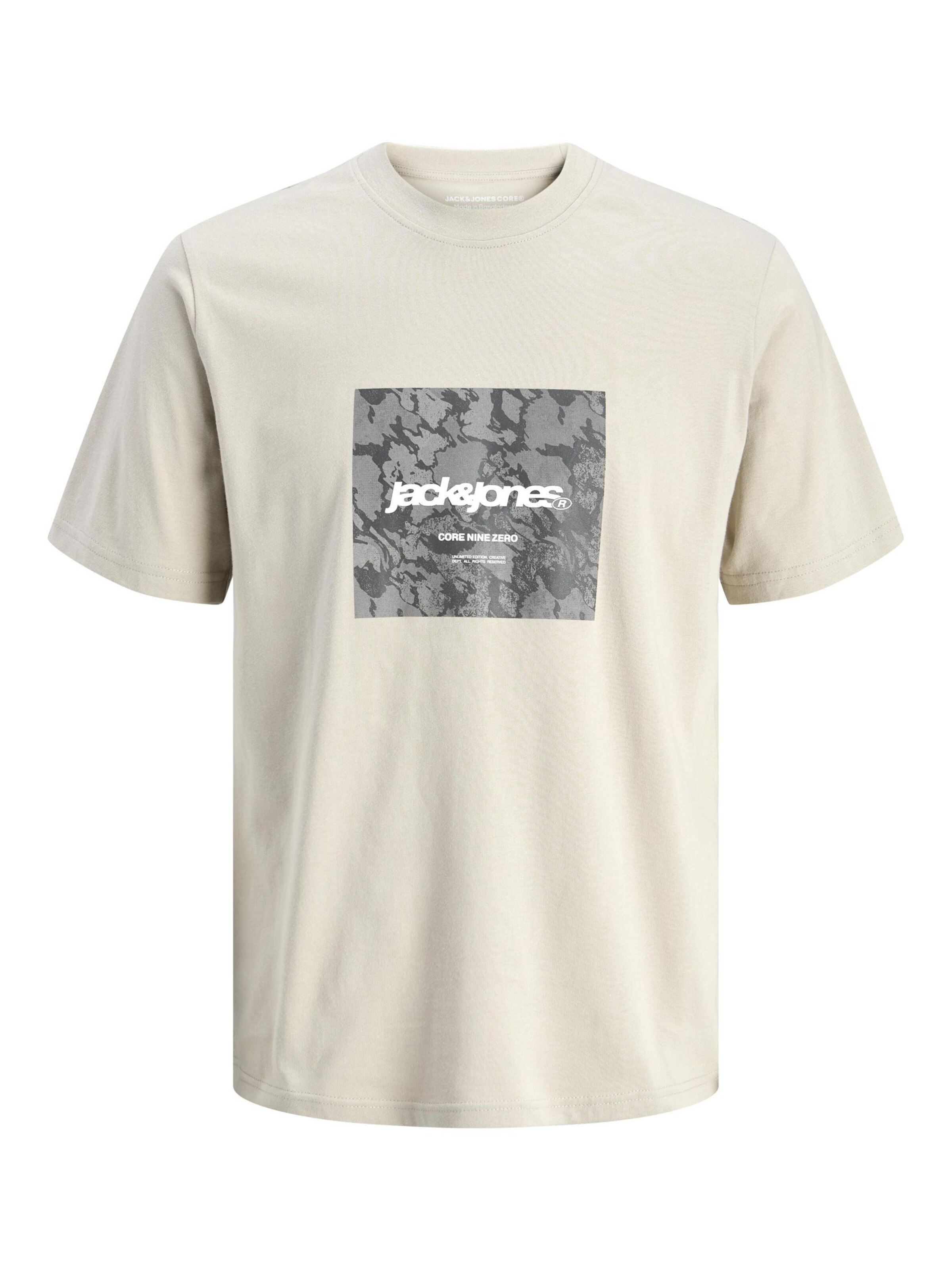 JACK & JONES Shirt 'JCOTARMAC' in Beige: front