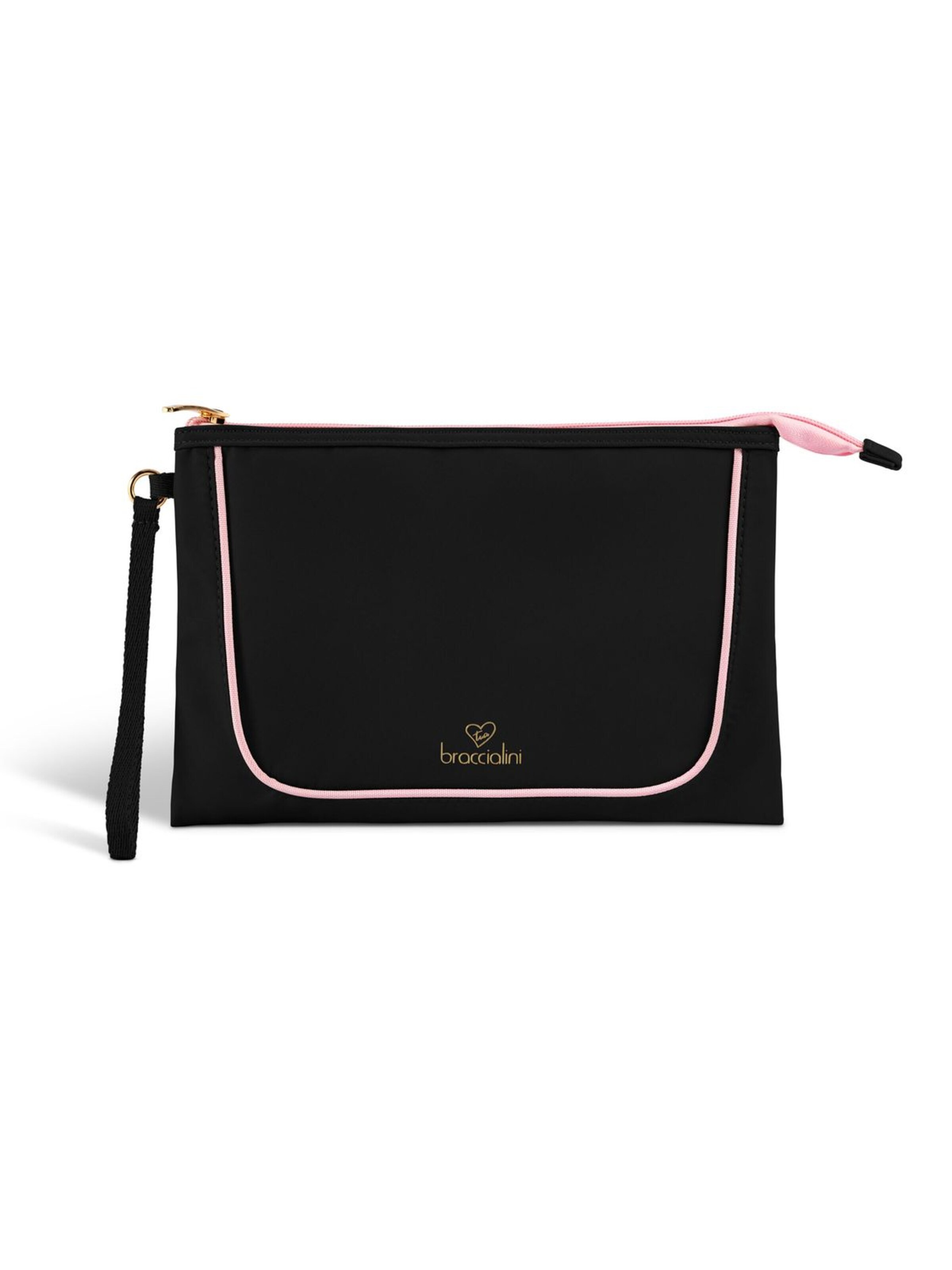 Braccialini Cosmetic Bag 'Milly' in Black: front