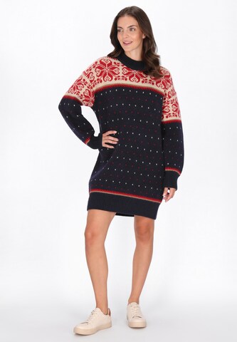 usha BLUE LABEL Strickkleid in Blau