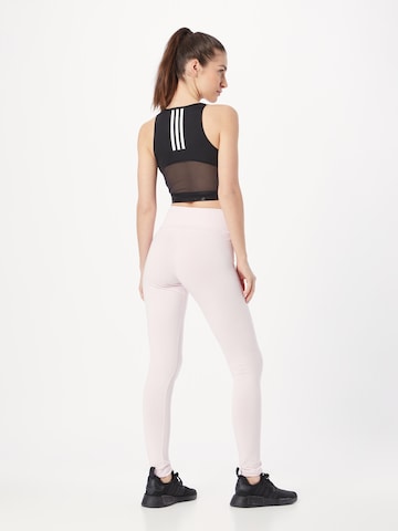 rožinė ADIDAS SPORTSWEAR Siauras Sportinės kelnės 'Essentials'