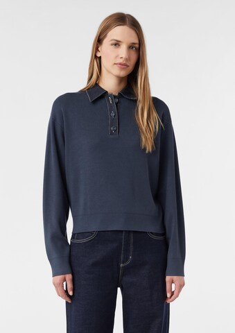 COMMA Trui in Blauw: voorkant