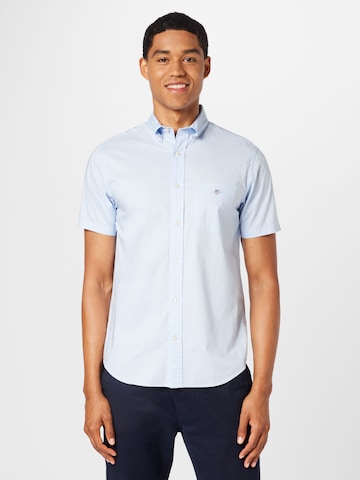 GANT Regular fit Button Up Shirt in Blue: front