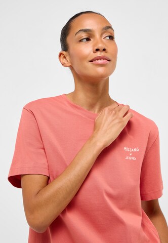 MUSTANG Shirt 'Floris' in Red