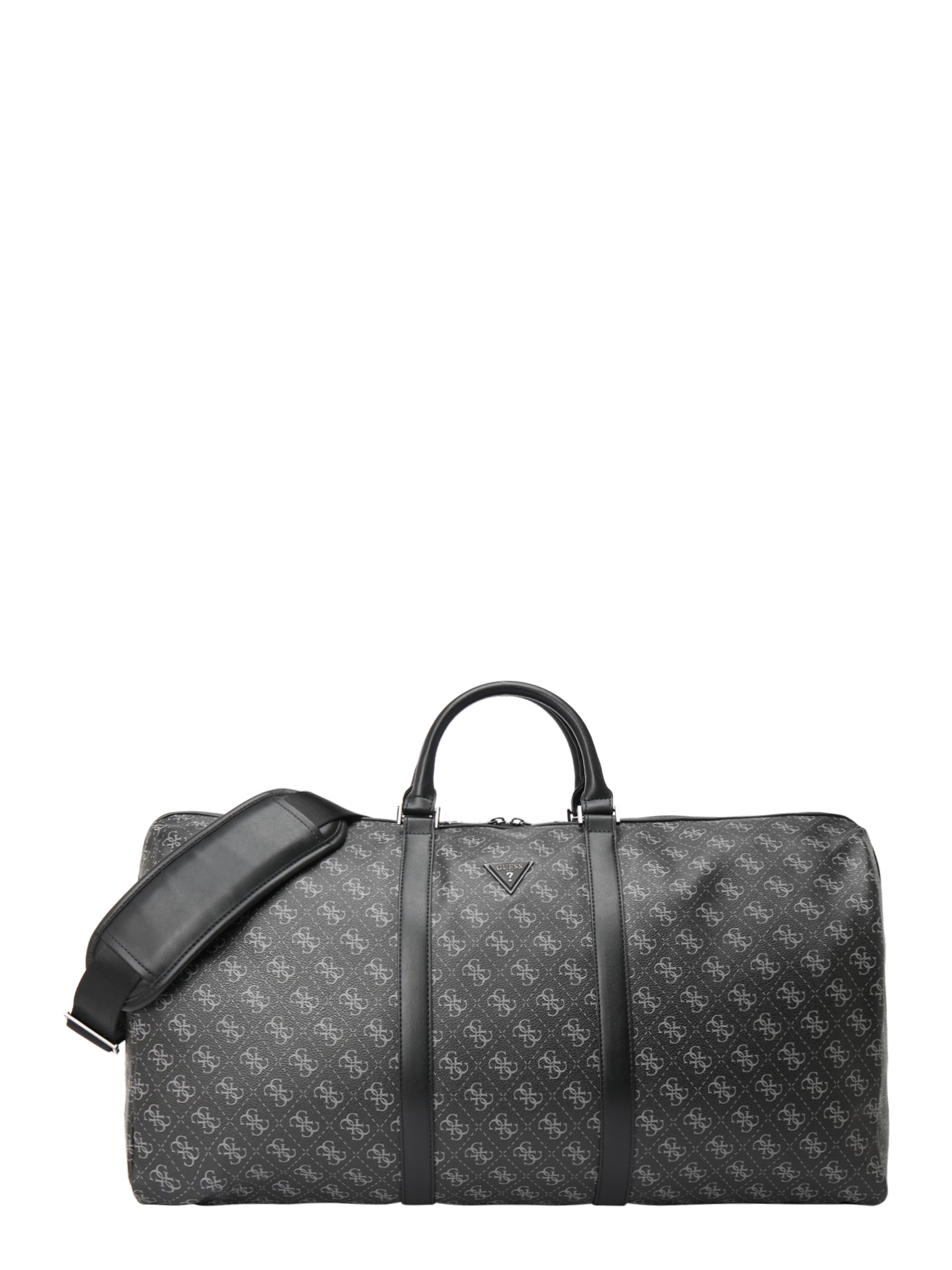 GUESS Чанта за пътуване тип "Weekender" 'Vezzola Smart' в черно: отпред