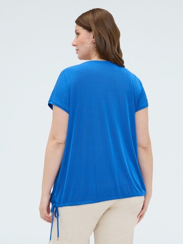 T-shirt Fiorella Rubino en bleu