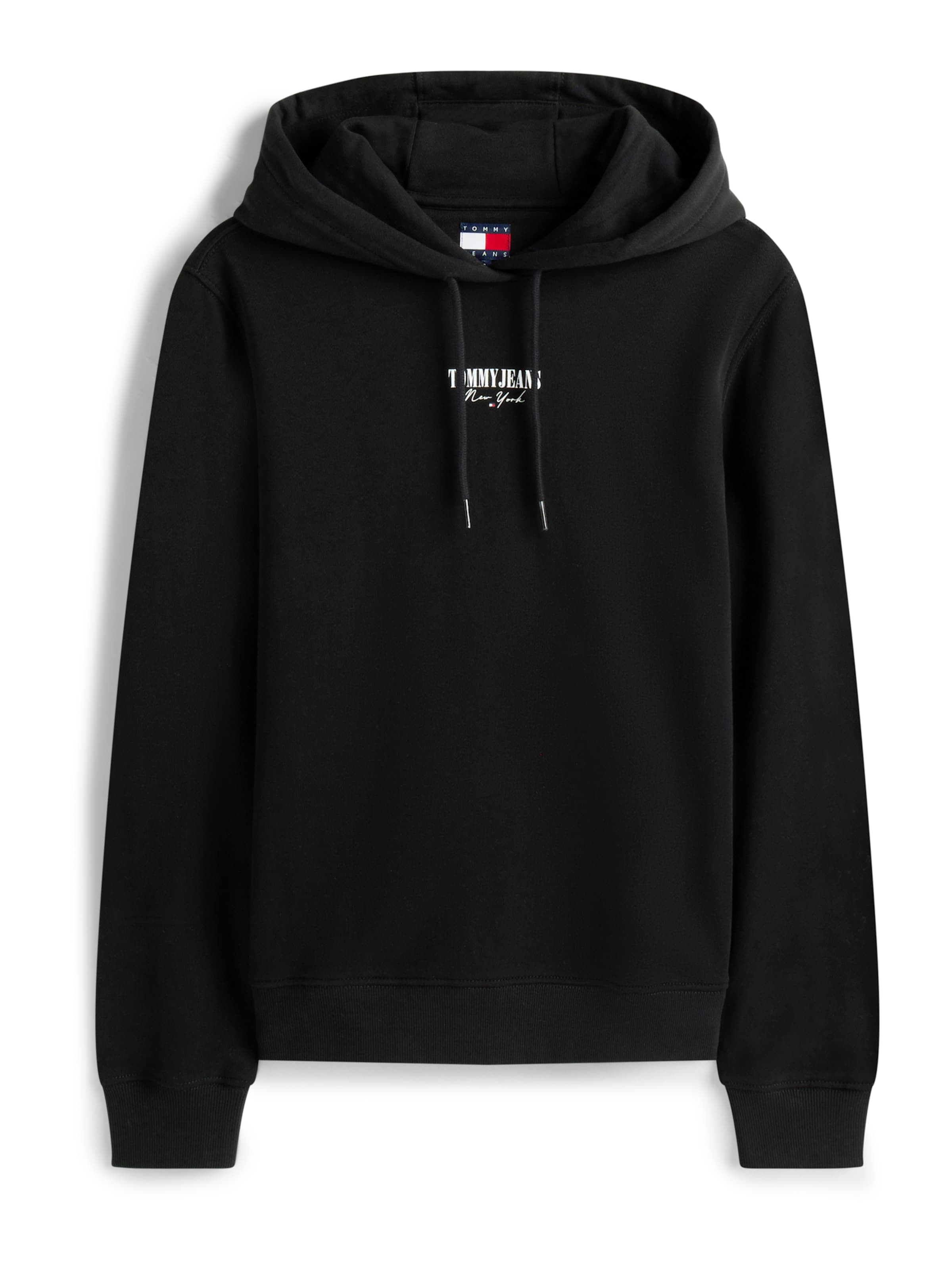 Tommy Jeans - Sweatshirt 'ESS' em preto: frente