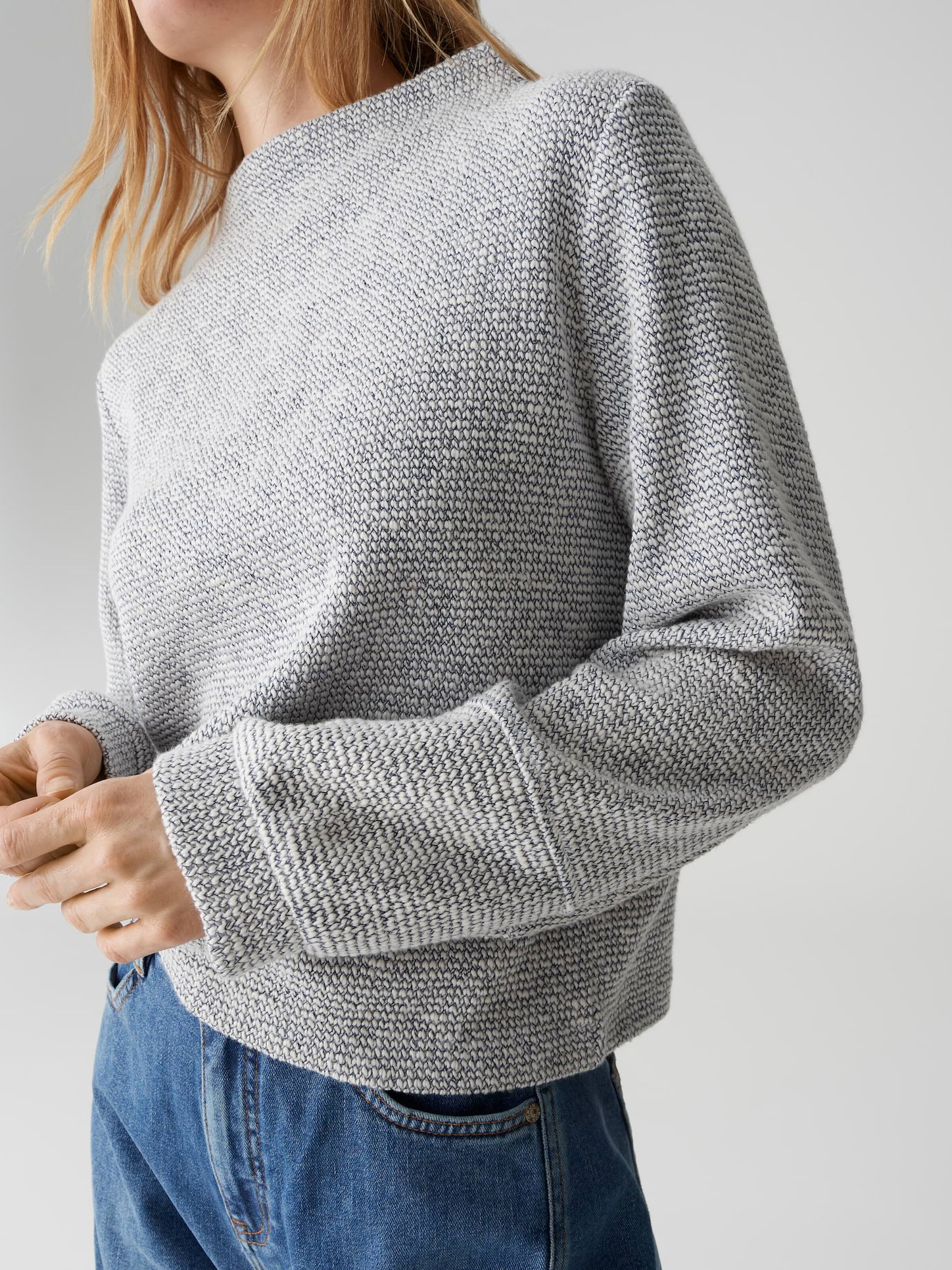 OPUS Sweater 'Glimsa' in Light Grey | ABOUT YOU