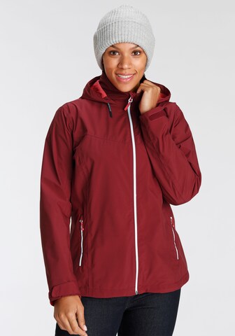 Maier Sports Outdoor Jacket in Red: front