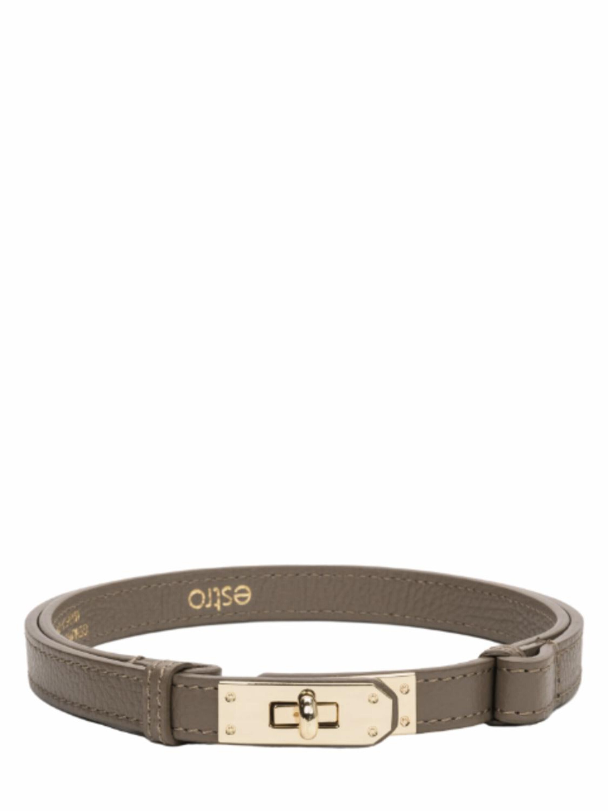 Estro Belt '01-0' in Grey: front