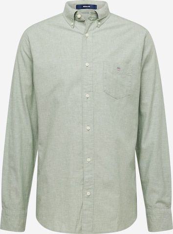 GANT Button Up Shirt in Green: front