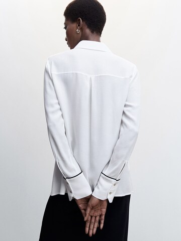 MANGO Blouse 'Cortazar' in White