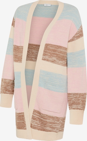 Neun Monate Strickjacke in Mischfarben: Vorderseite