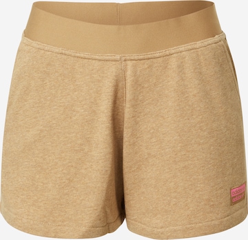 ADIDAS ORIGINALS Skinny Spodnie sportowe w kolorze brązowy: przód
