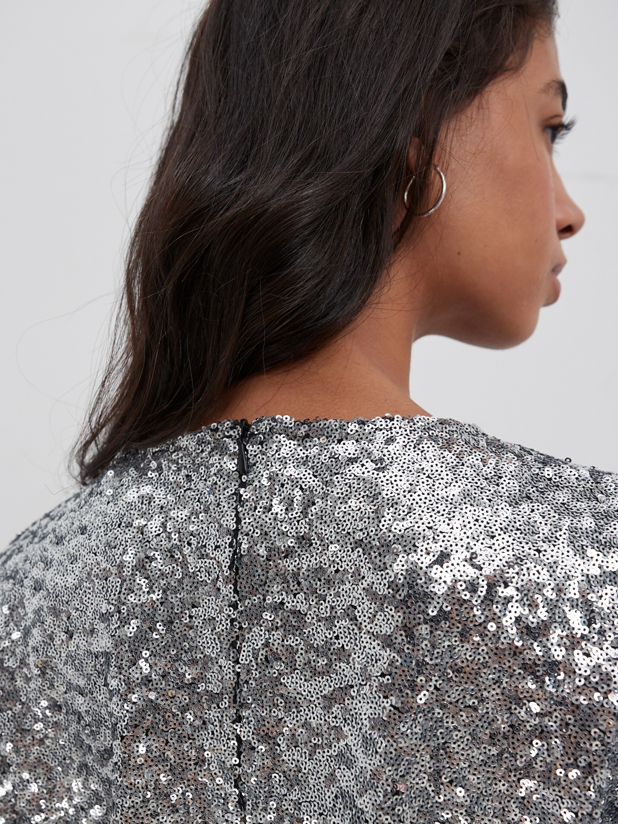 EDITED Producten Shirt 'Janina' Zilver