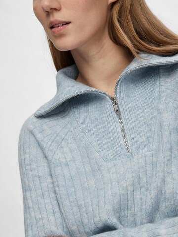 SELECTED FEMME Sweater 'Lulu Mika' in Blue