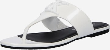 Calvin Klein Jeans - regular Sandalias de dedo en blanco: frente