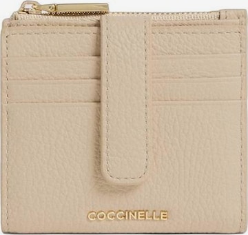 Portamonete 'COCCINELLE METALLIC 26 3' di Coccinelle in beige: frontale