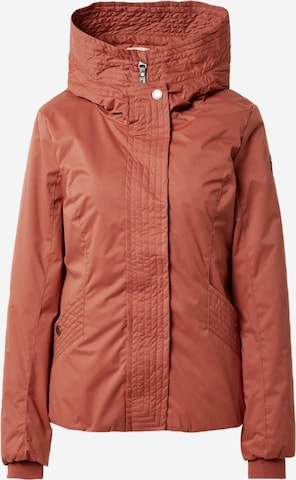 Ragwear Between-Season Jacket 'VANNESA' in Brown: front