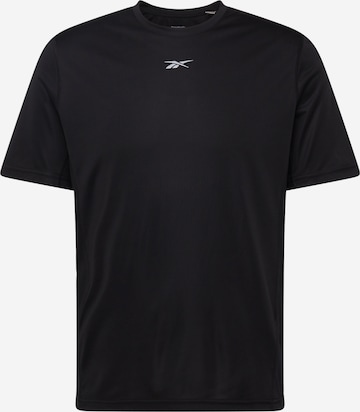 Reebok - Camisa funcionais 'SPEEDWICK' em preto: frente