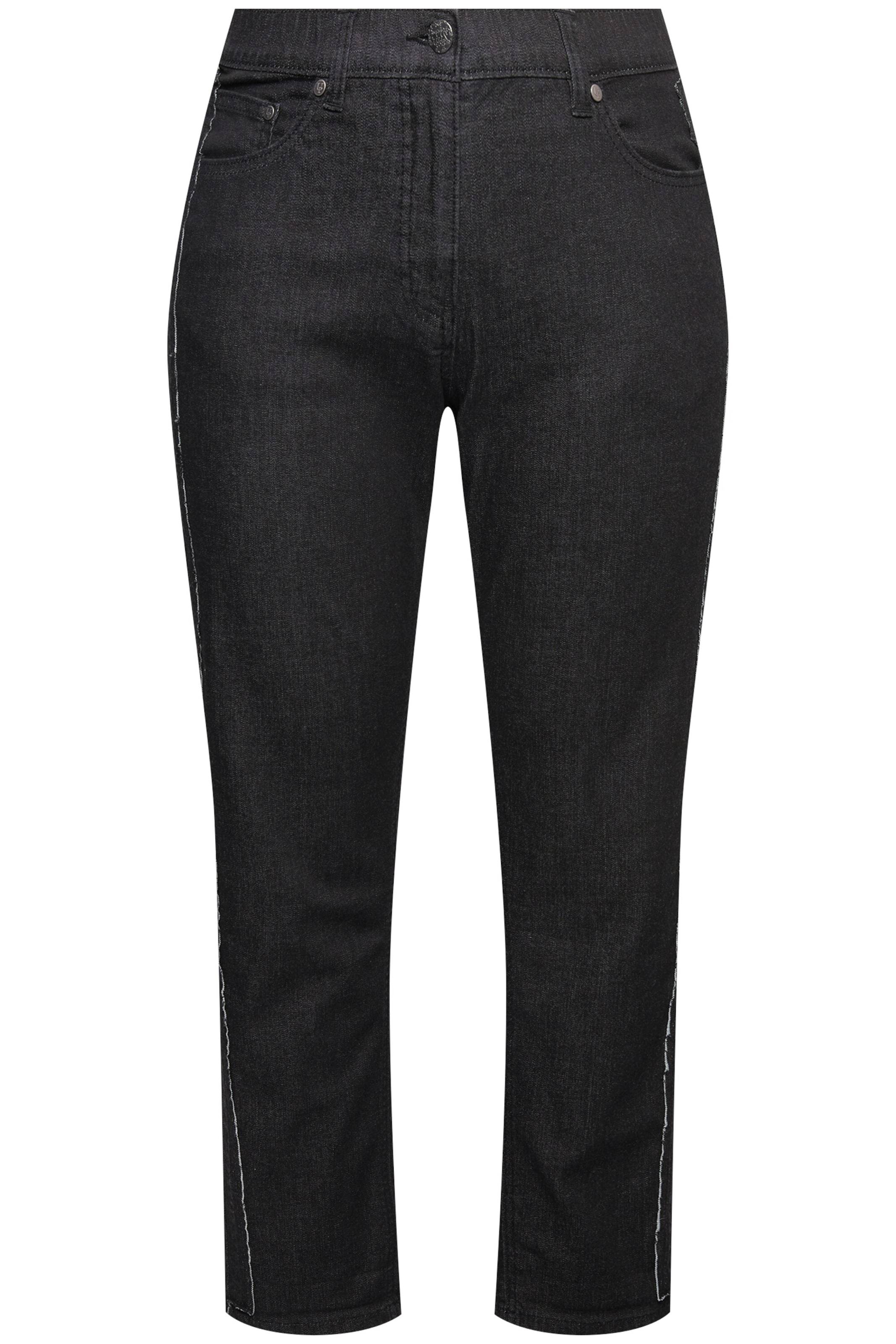 Effilé Jean Ulla Popken en noir : devant