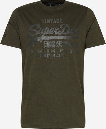 Superdry - Camisa em verde: frente