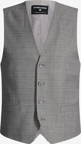 STRELLSON Slim Fit Anzugweste 'Vest Gyl' in Grau: Vorderseite