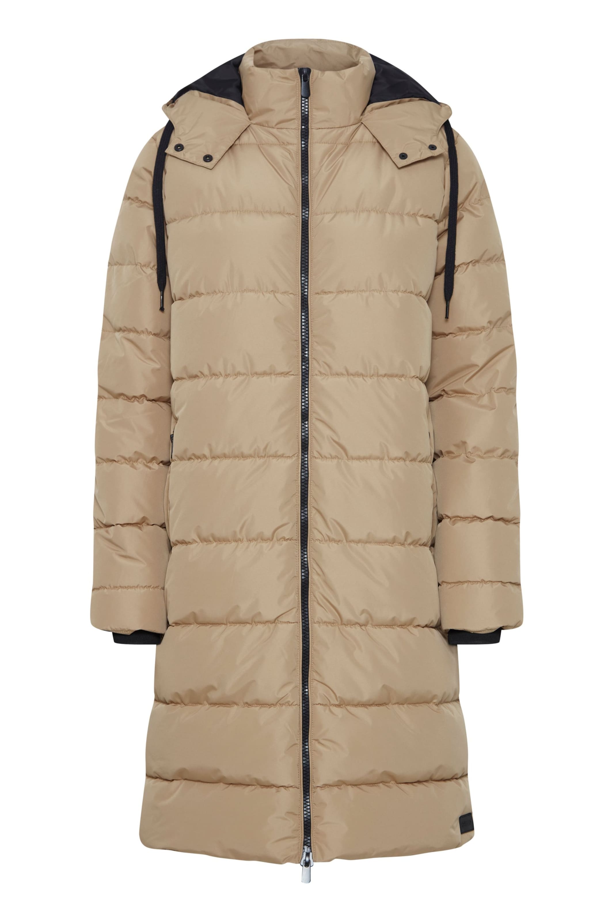 Oxmo Wintermantel in Braun: Vorderseite