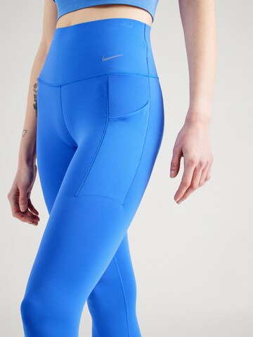 NIKE Skinny Sportovní kalhoty 'UNIVERSA' – modrá