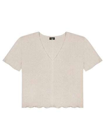 BASSIGUE Shirt in Beige: voorkant