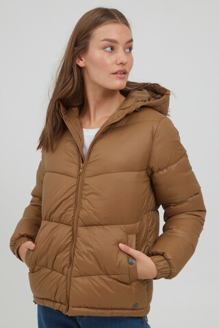 Oxmo Winter Jacket in Brown: front
