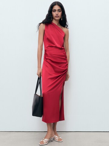 MANGO Evening Dress 'Safron' in Red: front
