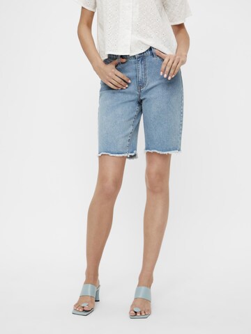 OBJECT Regular Jeans 'Marina' in Blauw: voorkant