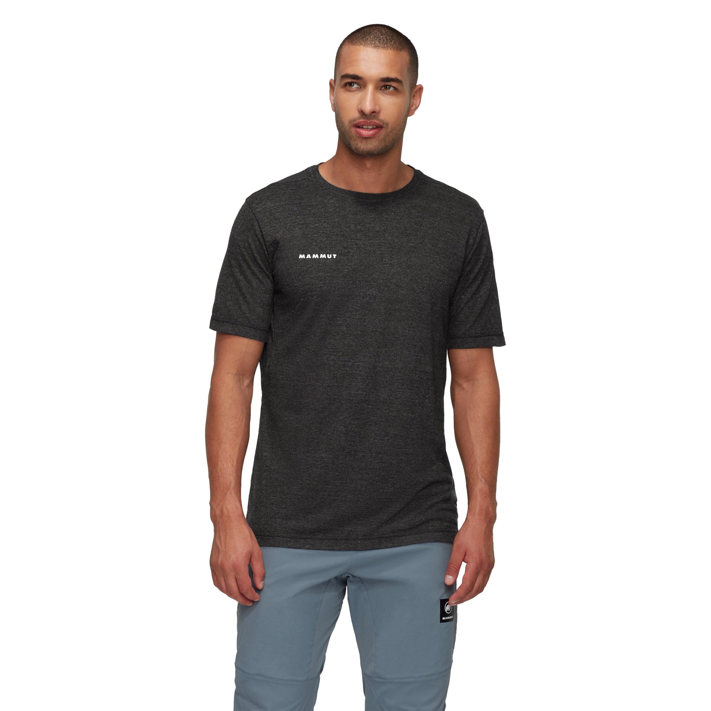 MAMMUT Performance Shirt 'Massone' in Black: front
