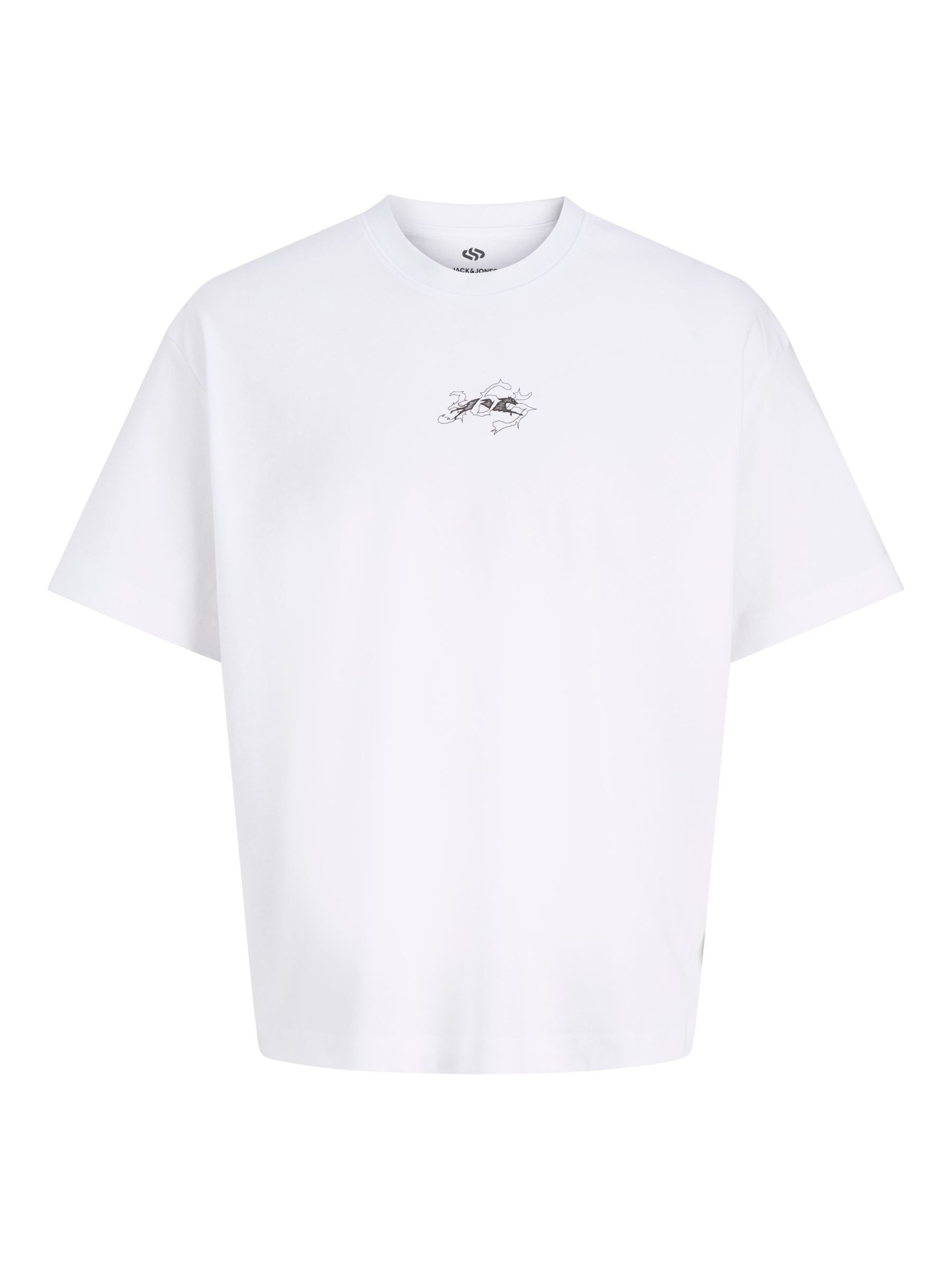 JACK & JONES - Camiseta en blanco: frente