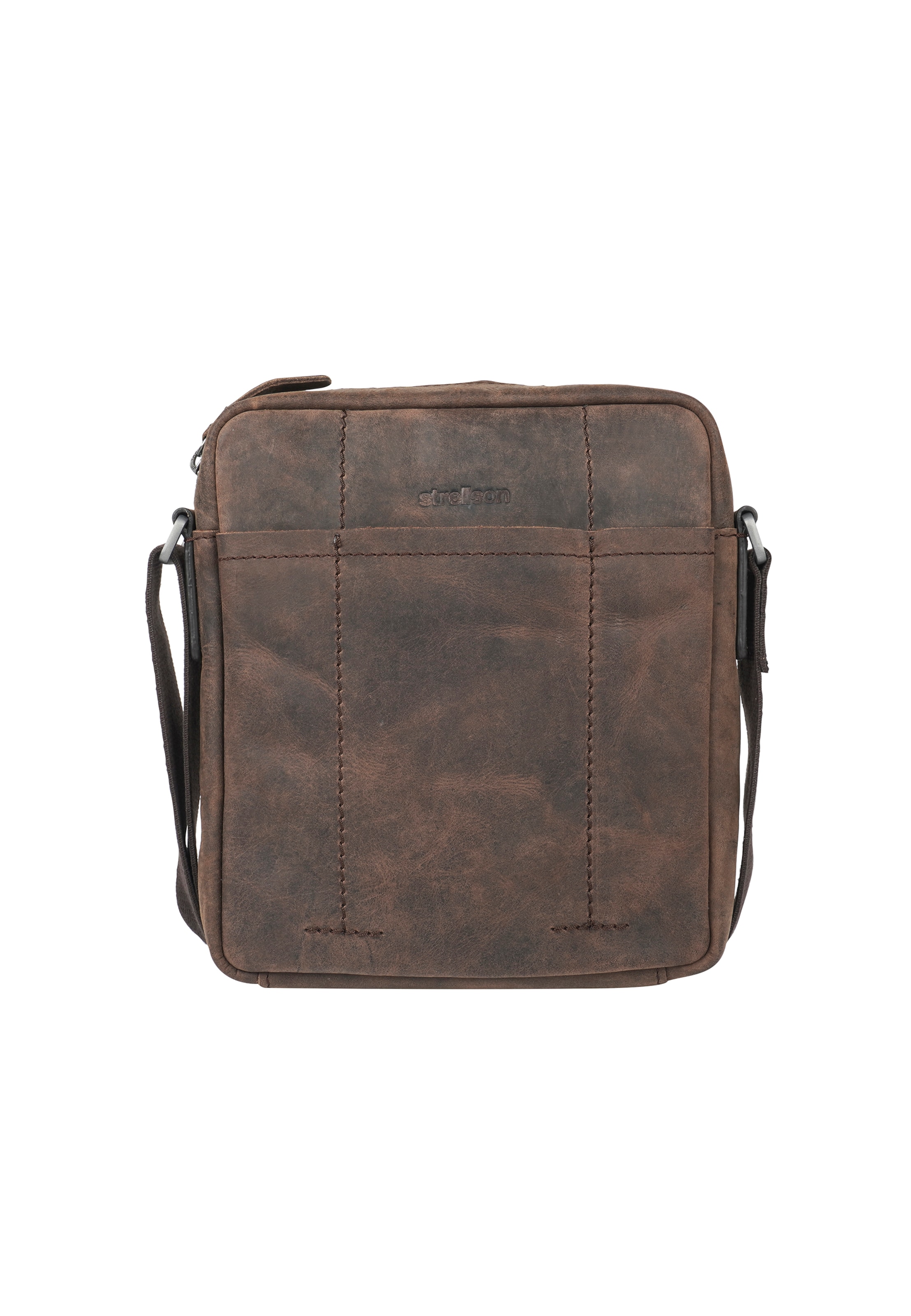 STRELLSON Umhängetasche 'West Ham' in Braun: Vorderseite