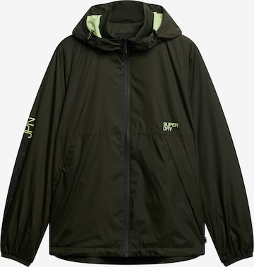 Veste fonctionnelle Superdry en vert : devant