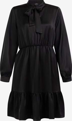 Robe-chemise usha BLACK LABEL en noir : devant